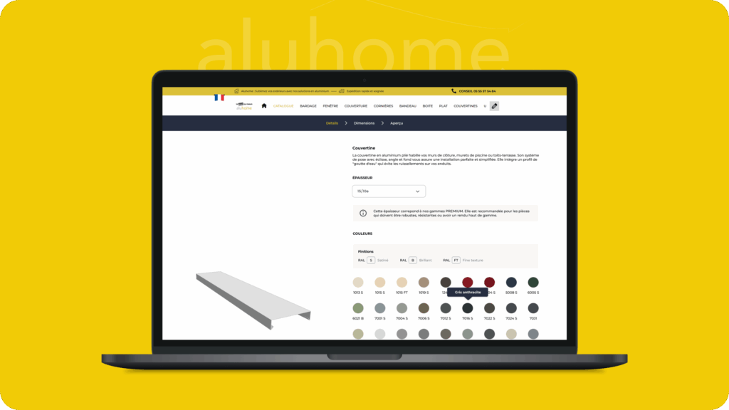 Projet configurateur AluhomePro