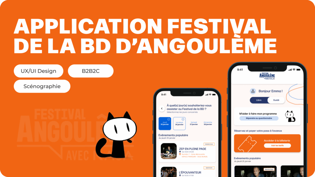 Visuel festival de la bd d'angoulème application mobile